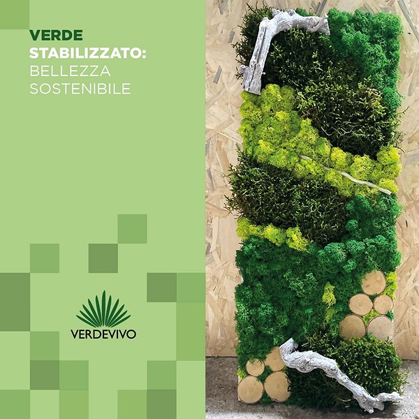 Verde stabilizzato per realizzazioni interne